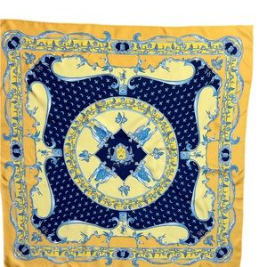 A soft polyester scarf only